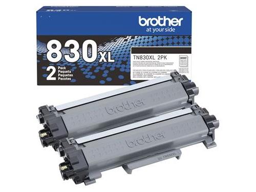 Brother TN830XL2PK — Cartouche de toner, noir — SYNNEX (7376063) [lpr:9bb2e9938e0fd7202abb5925]