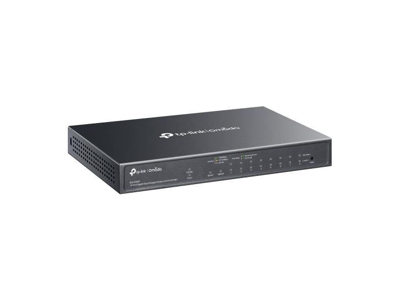 TP-Link OMADA COMMUTATEUR GÉRÉ GIGABIT FACILE À 10 PORTS AVEC 8 PORTS POE