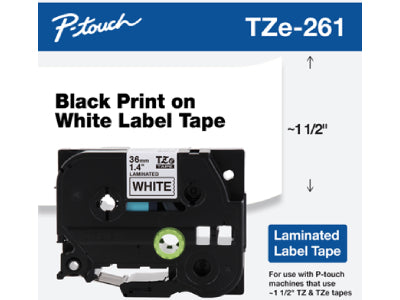 Brother TZE261G — Étiqueteuse — SYNNEX (8384347) [lpr:c81d695638ec60257774bf1b]