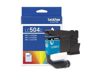 Brother LC504CS — Cartouche d’encre, cyan — SYNNEX (8460302) [lpr:ca31ad6468459cca1cef4bb8]