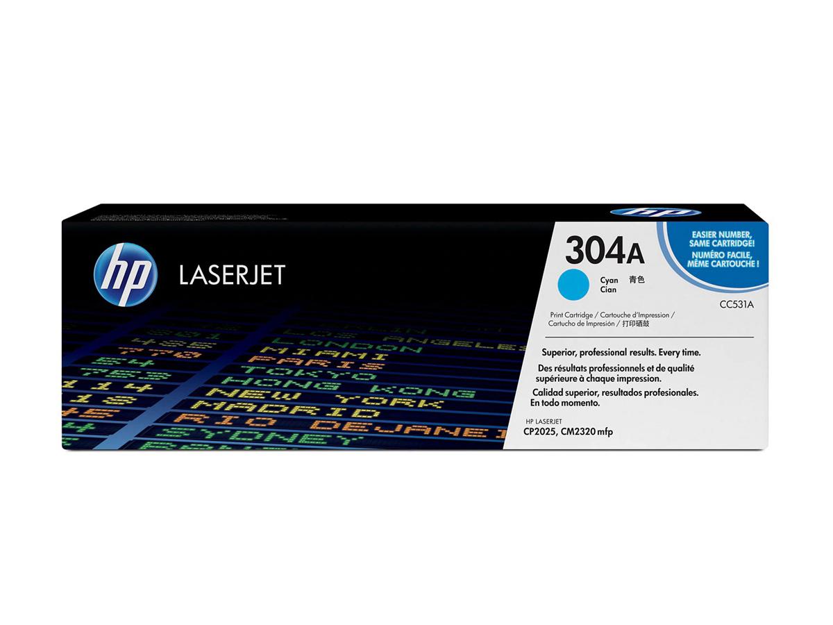 HP CC531A — Cartouche de toner, cyan — SYNNEX (4356169)