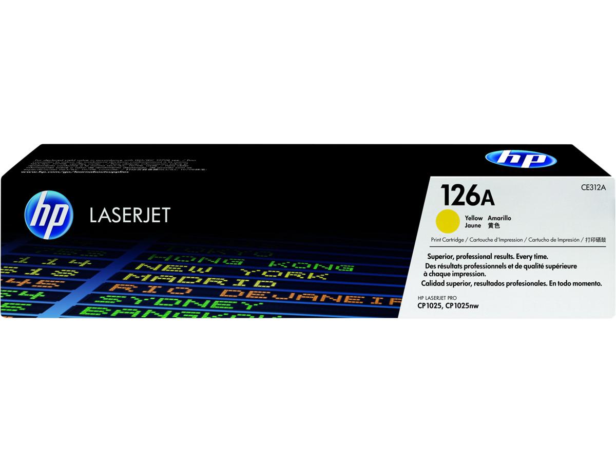 HP CE312A — Cartouche de toner, jaune — SYNNEX (4628634)