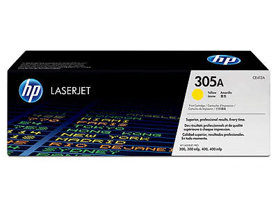 HP CE412A — Cartouche de toner, jaune — SYNNEX (4783557)