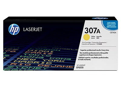 HP CE742A — Cartouche de toner, jaune — SYNNEX (4630309)