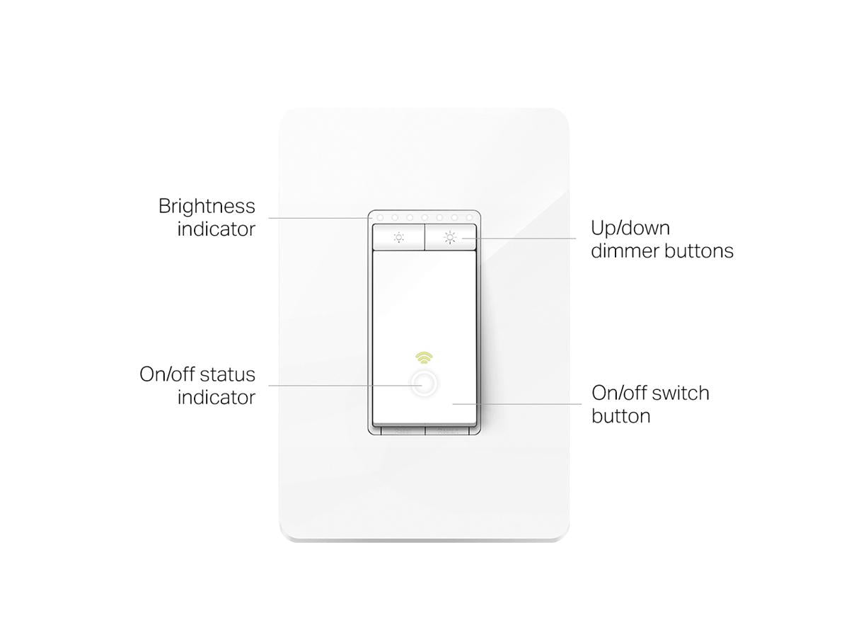 Interrupteur intelligent Wi-Fi TP-Link avec gradateur