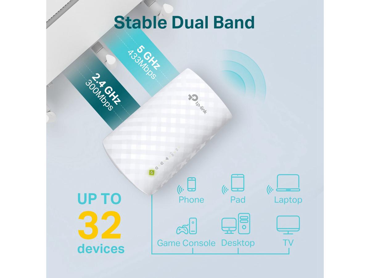 Extendeur de portée Wi-Fi TP-Link AC750