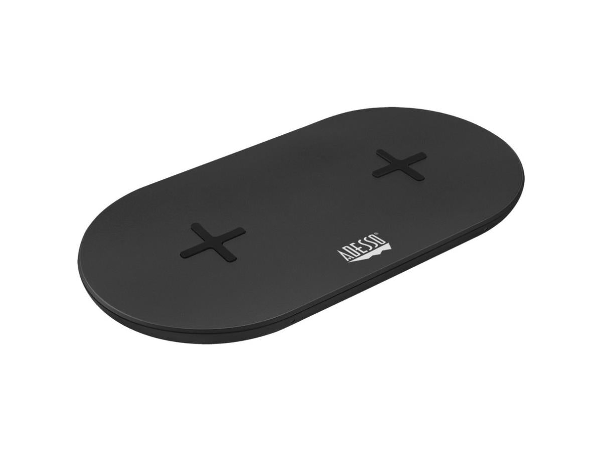 TAPIS RAPIDE DOUBLE SANS FIL À 2 BOBINES CERTIFIÉ QI