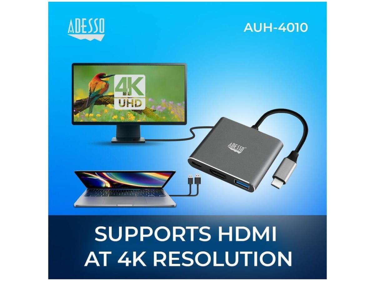 STATION D'ACCUEIL MULTIPORT 3-EN-1 USB-C