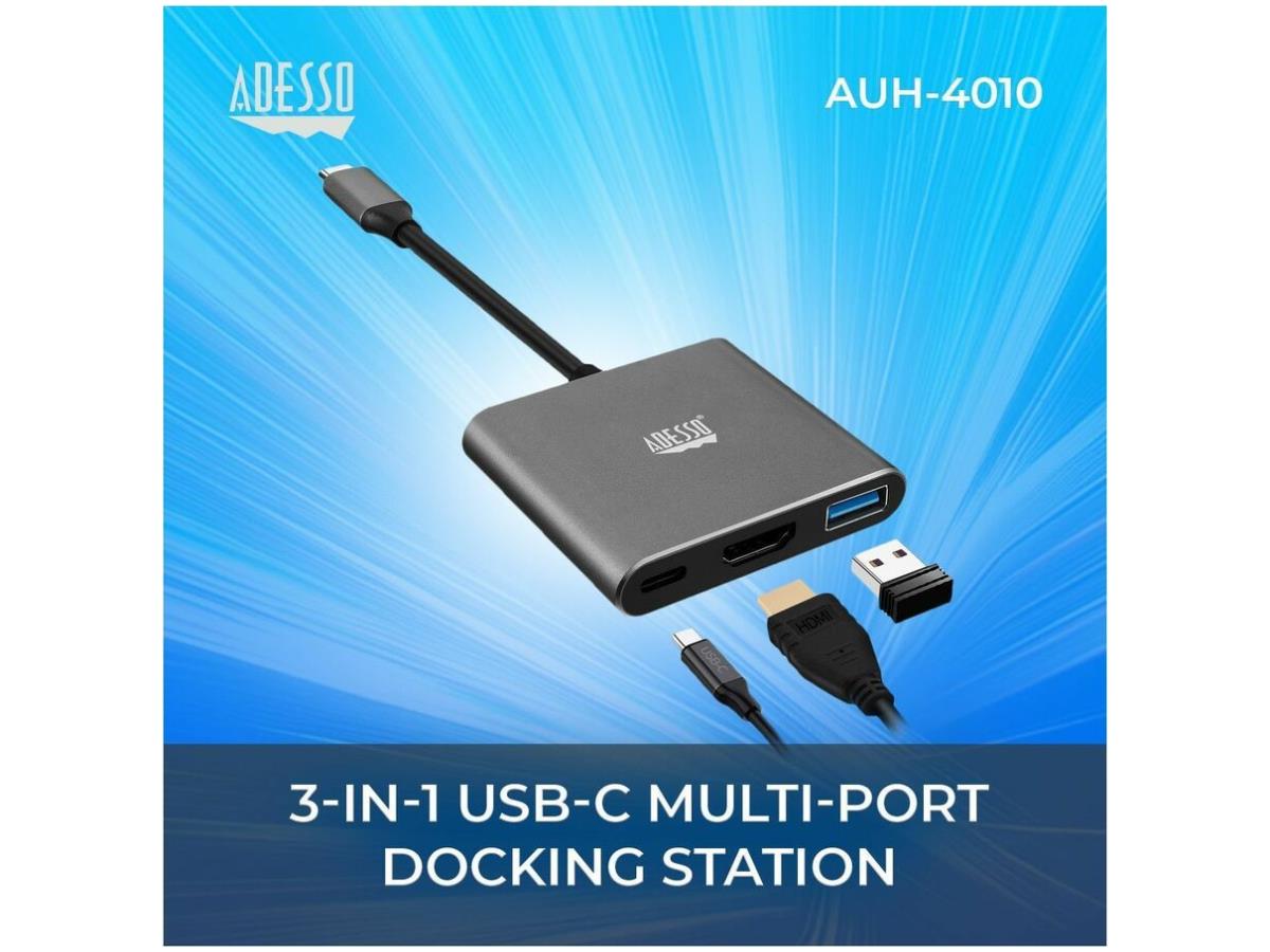 STATION D'ACCUEIL MULTIPORT 3-EN-1 USB-C
