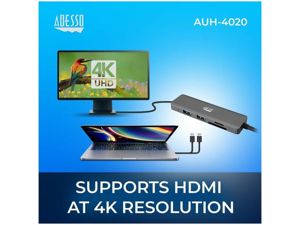 STATION D'ACCUEIL MULTIPORT USB-C 6 EN 1