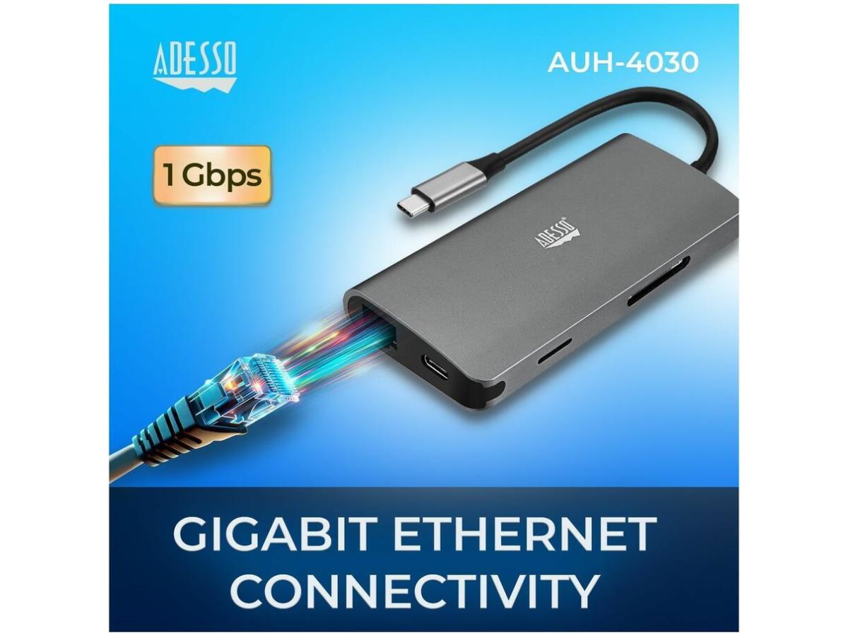 STATION D'ACCUEIL MULTIPORT USB-C 8 EN 1