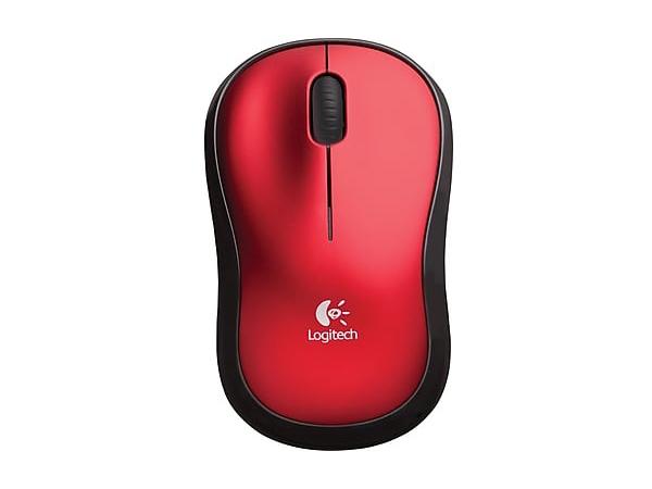 SOURIS CONFORT ET SANS FIL M185 ROUGE