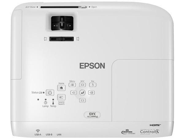 Projecteur EPSON PowerLite 119W, 4000 lumens, WXGA, blanc