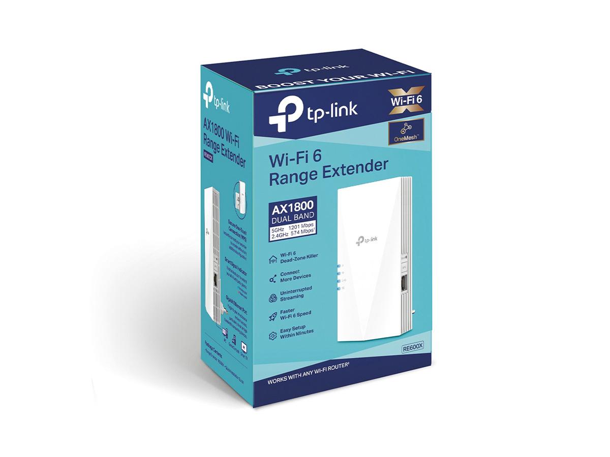 TP-Link AX1800 EXTENSEUR DE PORTÉE Wi-Fi 6. 574 MBPS À 2