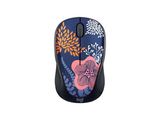 SOURIS SANS FIL COLLECTION DESIGN ÉDITION LIMITÉE - FORÊT FLORALE