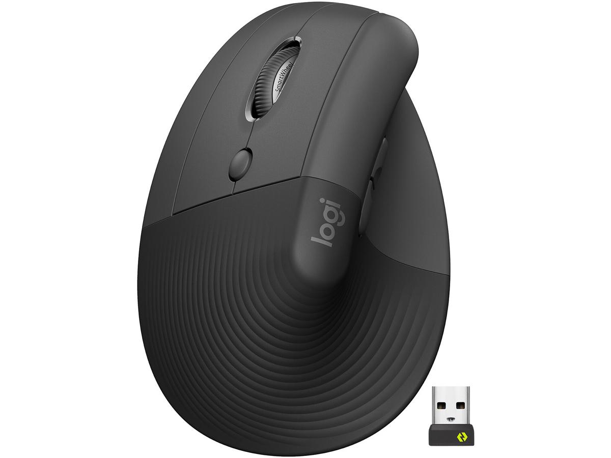SOURIS ERGONOMIQUE VERTICALE GAUCHE LOGITECH LIFT (GRAPHITE)