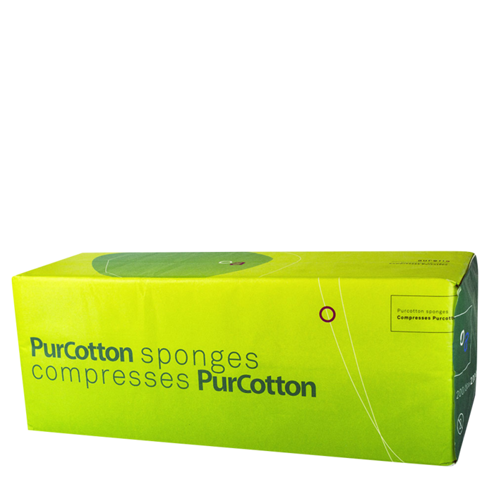 Compresses PurCotton 4 X 4 Nombre d'unités : 200
