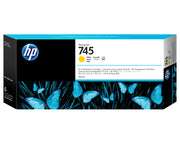 HP Cartouche d'encre DesignJet 745 jaune, 300 ml — image 1
