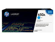 HP 650A toner LaserJet cyan authentique — image 2
