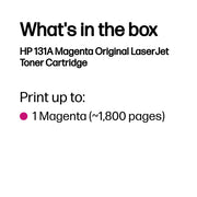 HP 131A toner LaserJet magenta authentique — image 4