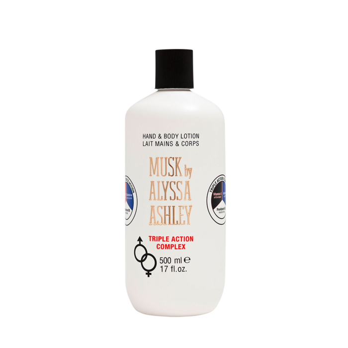 MUSK Lait mains & corps complexe triple action