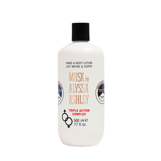 MUSK Lait mains & corps complexe triple action