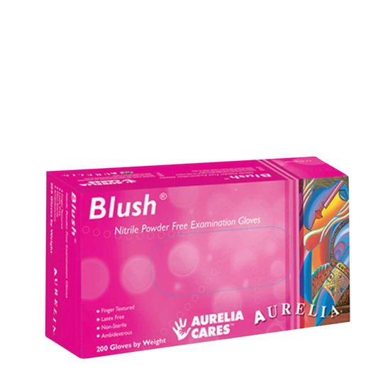 Gant nitrile Blush rose