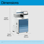 HP LaserJet Enterprise 8801z Multifunction Couleur Imprimante, Uniquement Ethernet; Duplex; copieur, scanner — image 7