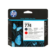 HP Tête d’impression 774 DesignJet noir mat/rouge chromatique — image 2