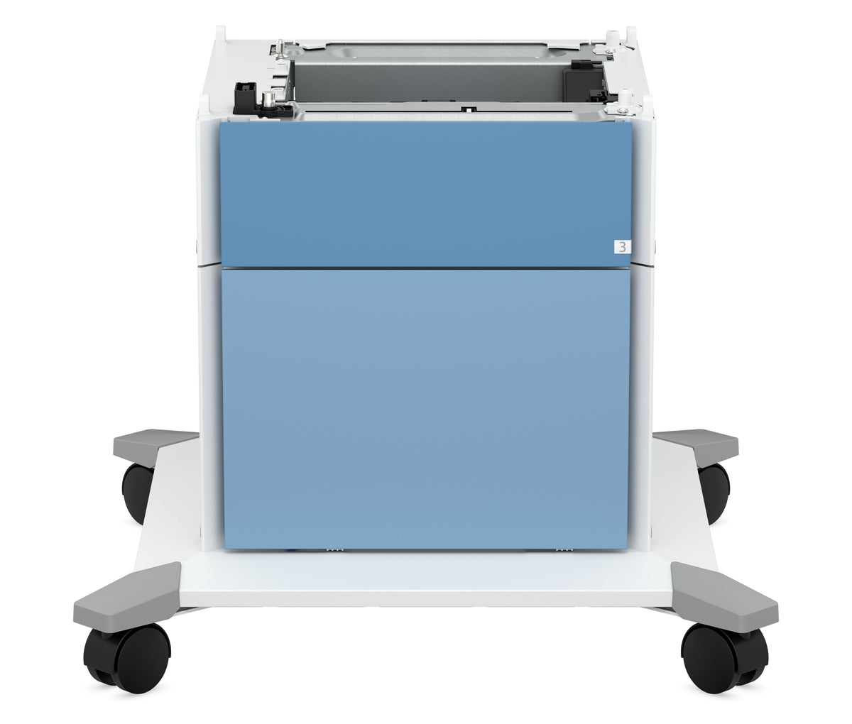 HP Bac à papier de 550 feuilles avec support de rangement LaserJet — image 1