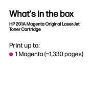 HP 201A toner LaserJet Magenta authentique — image 3