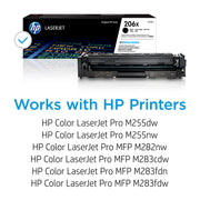 HP Cartouche de toner LaserJet originale 206X à haut rendement – noir — image 3