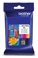 Brother LC30173PKS cartouche d'encre 3 pièce(s) Original Rendement élevé (XL) Cyan, Magenta, Jaune — image 2