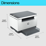 HP LaserJet M234dw Sans fil Multifunction Noir et blanc Imprimante, Copieur, Scanner; Recto verso — image 7