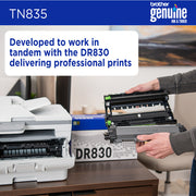 Brother TN-835 Cartouche de toner 1 pièce(s) Original Noir — image 8