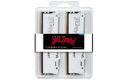 Kingston Technology FURY Beast 32 Go 5600 MT/s DDR5 CL40 DIMM (Kits de 2) White RGB XMP
