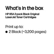 HP 85A pack de 2 toners LaserJet noir authentiques — image 3