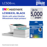 Brother LC506XXLBKS cartouche d'encre 1 pièce(s) Original Rendement extra (super) élevé Noir — image 3