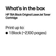 HP 78A toner LaserJet noir authentique — image 3