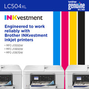 Brother LC504XLMS cartouche d'encre 1 pièce(s) Original Rendement élevé (XL) Magenta — image 6