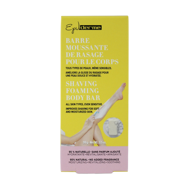 Barre moussante de rasage pour corps (femme)