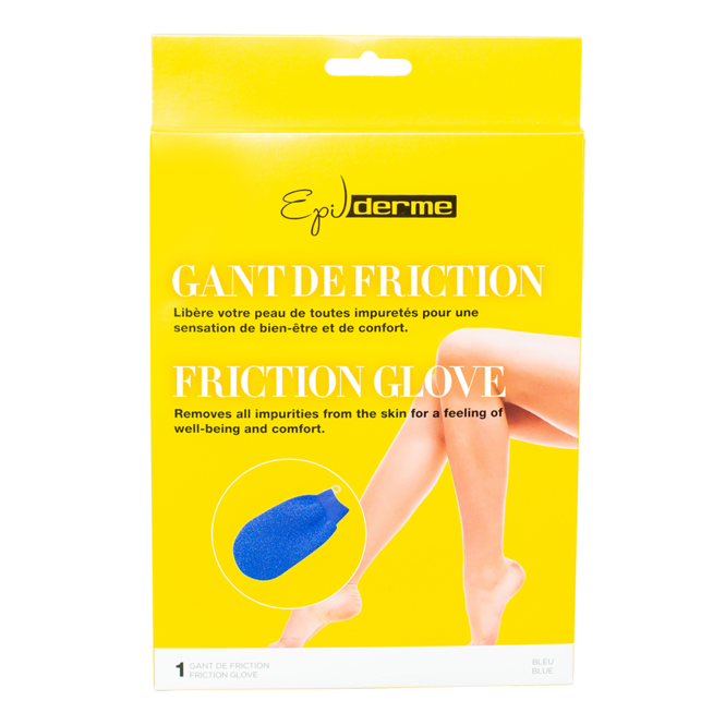Gant de friction - Bleu