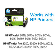 HP Cartouche d’encre originale 910XL à haut rendement – jaune — image 3