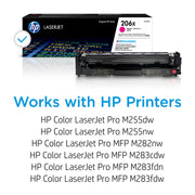 HP Cartouche de toner LaserJet originale 206X à haut rendement – magenta — image 3