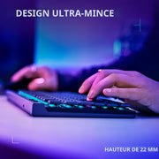 Clavier de gaming Logitech G515 TKL LIGHTSPEED — tactile, noir