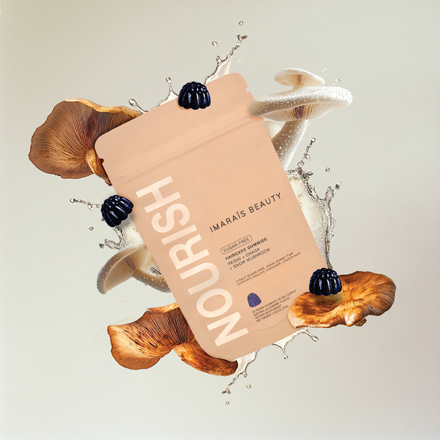 NOURISH – Gummies véganes pour les soins capillaires