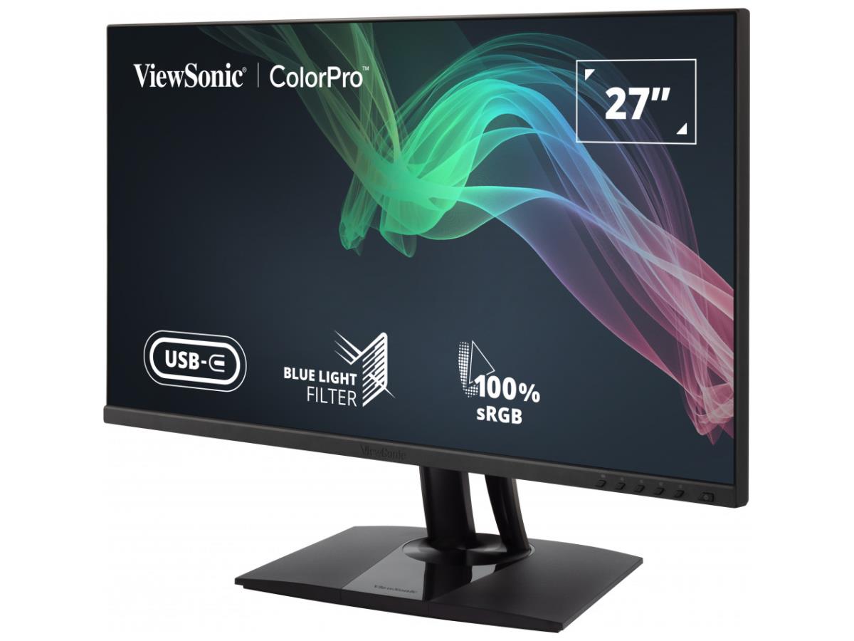 Moniteur professionnel de design graphique 27 POUCES 4K UHD avec USB-C, résolution 3840 x 2160.