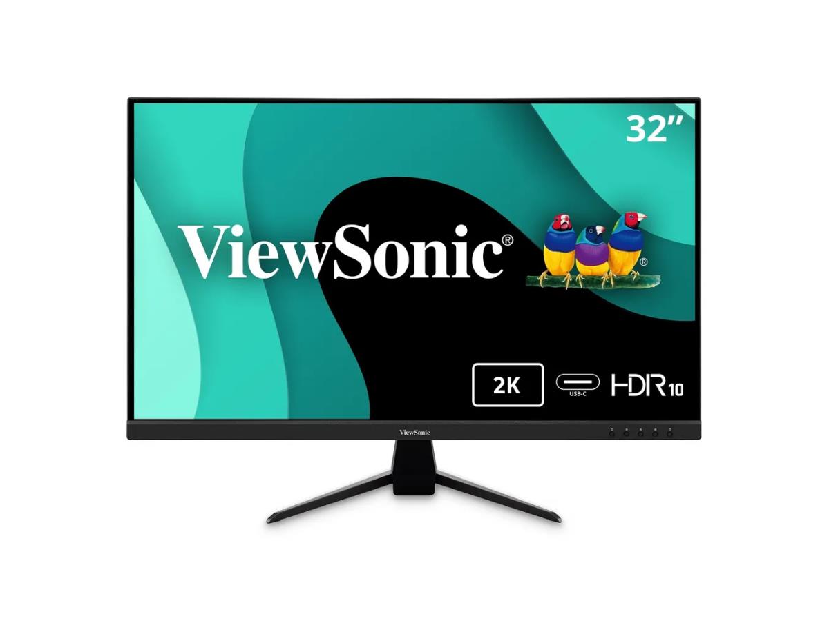 MONITEUR IPS VIEWSONIC 32 POUCES 1440P AVEC USB-C 65W, HDMI, DP ET HDR10.