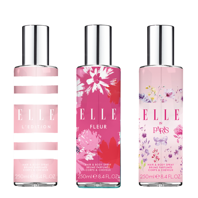 Brumes parfumées ELLE — classiques, 250 mL