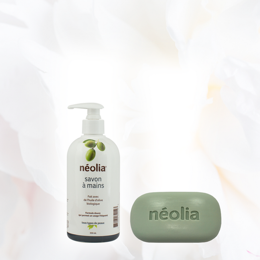 Néolia Duo Savon à mains et Savon à l'huile d'olive